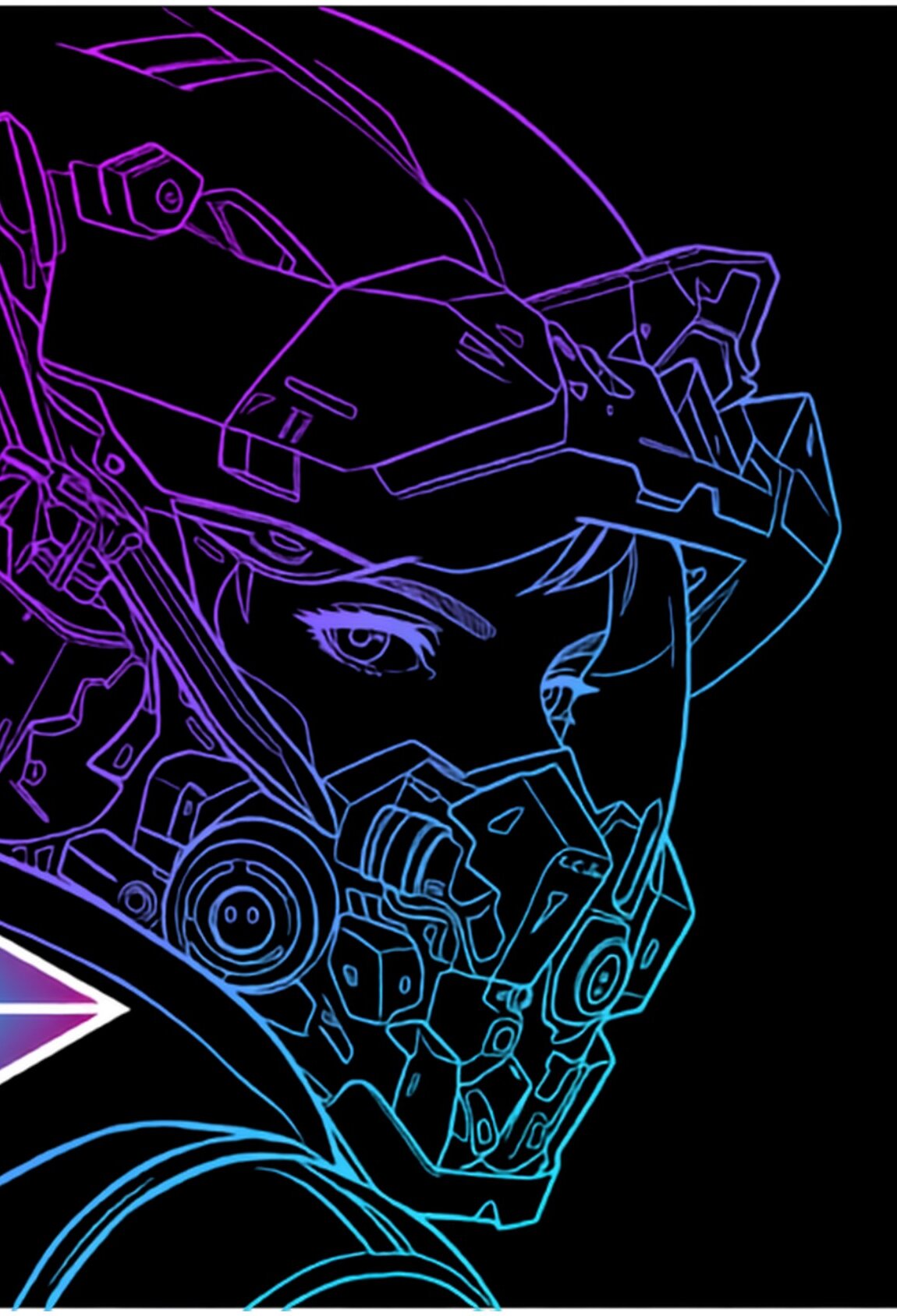 NEX-T cyberpunk mecha artwork